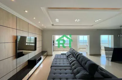 Apartamento frente mar, vista mar, 4 dormitórios (2 suítes), 2 vagas, pitangueiras, guarujá/sp.