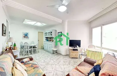 Apartamento frente mar, vista mar, 2 dormitórios (2 suítes), 1 vaga, lazer, tombo, guarujá/sp.