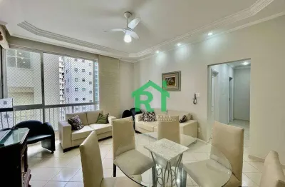 Apartamento com 3 dormitórios à venda, 120 m² por r$ 460.000,00 - pitangueiras - guarujá/sp