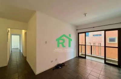 Apartamento com sacada, 3 dormitórios (2 suítes), 1 vaga, tombo, guarujá/sp