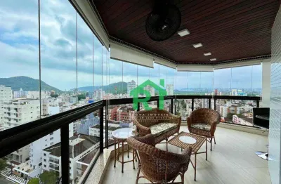 Apartamento reformado, 3 dormitórios, 1 vaga, lazer, jardim astúrias - guarujá/sp