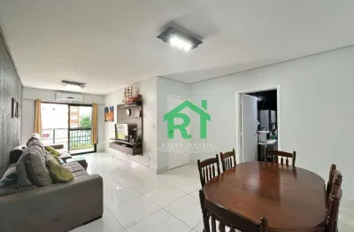 Apartamento reformado, 2 dormitórios (1 suíte), 1 vaga, área de lazer, jardim astúrias, guarujá/sp