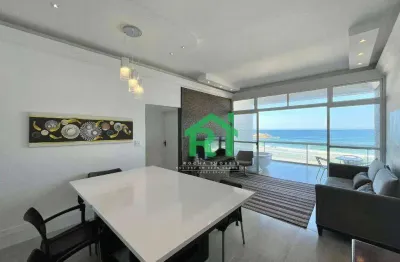 Apartamento frente mar com 3 quartos (3 suítes), 1 vaga à venda em pitangueiras, guarujá