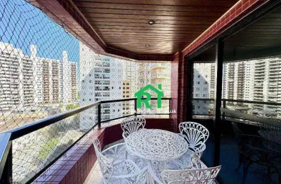 Apartamento com 4 quartos (2 suítes), 2 vagas e lazer à venda em jardim astúrias, guarujá