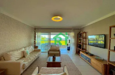 Apartamento beira mar, 4 dormitórios (4 suítes), 2 vagas, área de lazer, enseada, guarujá/sp