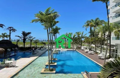 Apartamento à beira mar com 4 quartos (4 suítes), 3 vagas e lazer à venda na enseada, guarujá