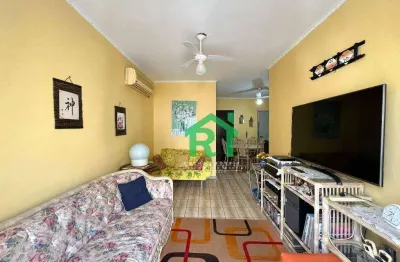 Apartamento com 3 dormitórios (2 suítes), 1 vaga, jardim astúrias, guarujá/sp
