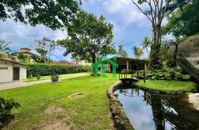 Casa a uma quadra da praia, 3 dormitórios - espaço gourmet - 6 vagas - jardim guaiuba - guarujá/sp