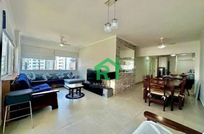 Apartamento com 3 dormitórios, 130 m² - venda por r$ 750.000,00 ou aluguel por r$ 5.700,00/mês - pitangueiras - guarujá/sp