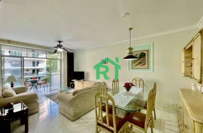 Apartamento com 3 dormitórios, 115 m² - venda por r$ 690.000,00 ou aluguel por r$ 5.000,00/mês - pitangueiras - guarujá/sp