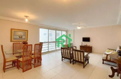 Apartamento frente-mar reformado, 3 quartos. venda, 111m² r$650.000 - pitangueiras - guarujá/sp