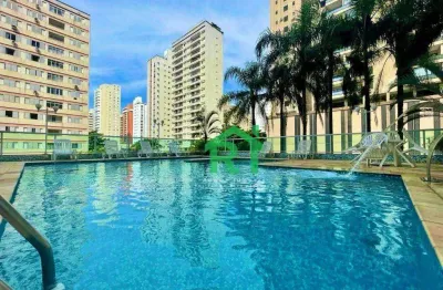 Apartamento com 3 quartos (1 suíte), 2 vagas e lazer, à venda na praia das pitangueiras - guarujá/sp.