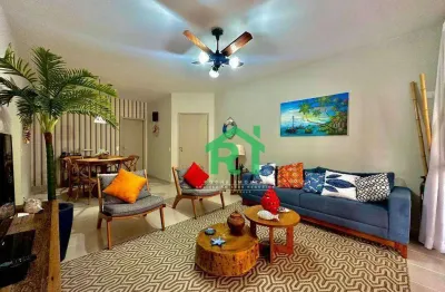 Apartamento reformado, 3 dormitórios (1 suíte), 2 vagas, pitangueiras, guarujá/sp