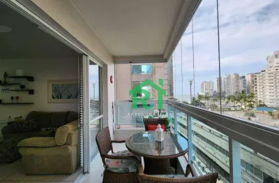 Apartamento com 2 dormitórios à venda, 78 m² por r$ 850.000,00 - jardim astúrias - guarujá/sp