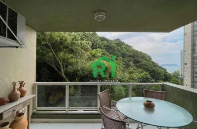 Apartamento beira mar, 3 dormitórios (3 suítes), 2 vagas, área de lazer, pitangueiras, guarujá/sp