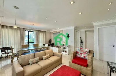 Apartamento com 4 dormitórios à venda, 111 m² por r$ 620.000,00 - pitangueiras - guarujá/sp