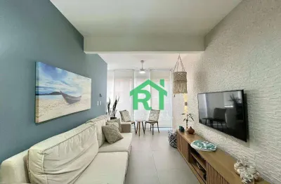 Apartamento com 2 quartos (2 suítes), 1 vaga à venda em jardim astúrias, guarujá