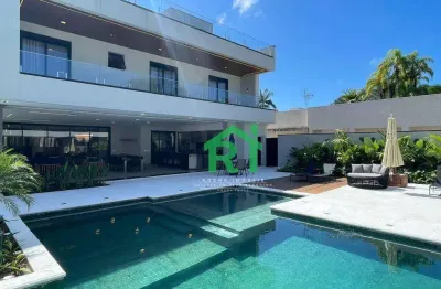Casa à venda, 1200 m² por r$ 18.000.000,00 - acapulco - guarujá/sp