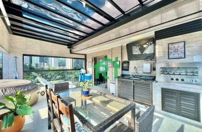 Cobertura duplex 3 dormitórios à venda, 160 m² por r$ 760.000 - praia das astúrias - guarujá/sp