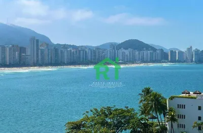 Apartamento frente mar, 3 dormitórios (2 suítes), 1 vaga, lazer, jardim astúrias - guarujá/sp