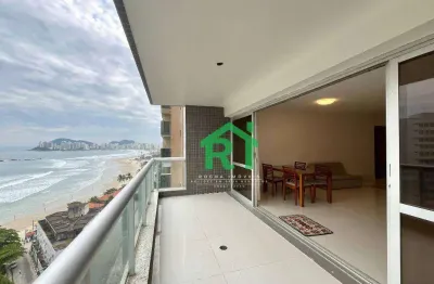 Apartamento frente mar com 4 quartos (2 suítes), 1 vaga e lazer à venda em pitangueiras, guarujá