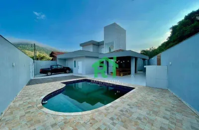 Casa reformada 3 dormitórios,(2 suítes) 4 vagas, piscina, espaço gourmet -jardim guaiuba - guarujá/sp