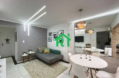 Apartamento com 2 quartos (1 suíte), 1 vaga e lazer à venda em jardim astúrias, guarujá
