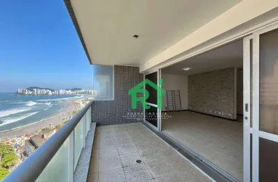Apartamento frente mar com 3 quartos (1 suíte), 1 vaga e lazer à venda em pitangueiras, guarujá