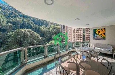 Apartamento com 3 dormitórios à venda, 190 m² por r$ 910.000,00 - pitangueiras - guarujá/sp