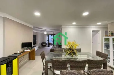 Apartamento com 4 dormitórios à venda, 160 m² por r$ 1.010.000,00 - pitangueiras - guarujá/sp