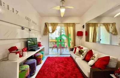 Apartamento à venda, 75 m² por r$ 325.000,00 - enseada - guarujá/sp