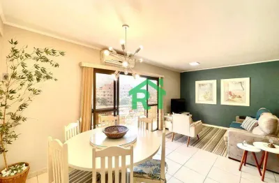 Apartamento com 3 dormitórios,(1 suíte)  1 vaga,  enseada - guarujá/sp