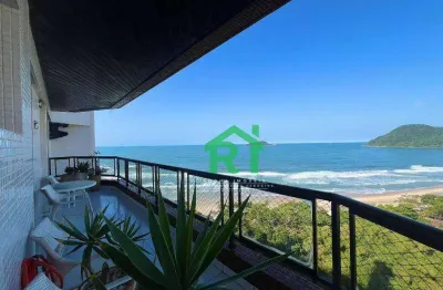 Apartamento frente mar com 3 quartos (3 suítes), 2 vagas e lazer à venda no tombo, guarujá