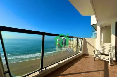 Apartamento frente mar, 4 dormitórios (1 suíte), 2 vagas, jardim astúrias - guarujá/sp