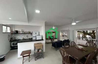 Apartamento reformado beira mar com vista parcial para o mar com 3 dormitórios 2 vagas à venda, 90 m² por r$ 650.000 - pitangueiras - guarujá/sp