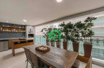 Apartamento com 4 dormitórios à venda, 134 m² por r$ 1.190.000,00 - jardim astúrias - guarujá/sp