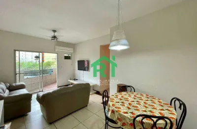 Apartamento com 2 dormitórios à venda, 73 m² por r$ 520.000,00 - tombo - guarujá/sp