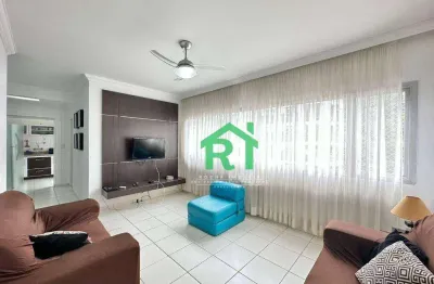 Apartamento beira mar, reformado, 3 dormitórios, 1 vaga, pitangueiras, guarujá/sp