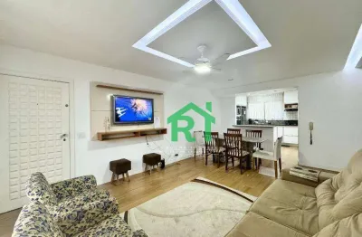 Apartamento com 3 dormitórios à venda, 120 m² por r$ 650.000,00 - pitangueiras - guarujá/sp