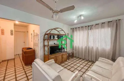 Apartamento beira-mar 2 quartos. venda, 68m² r$510.000 – praia de pitangueiras - guarujá/sp