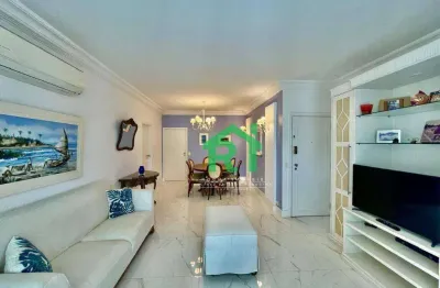 Apartamento com 3 dormitórios, 134 m² - venda por r$ 900.000,00 ou aluguel por r$ 8.000,00/mês - pitangueiras - guarujá/sp