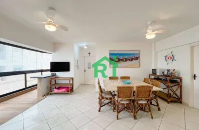 Apartamento com 4 dormitórios à venda, 140 m² por r$ 1.300.000,00 - jardim astúrias - guarujá/sp