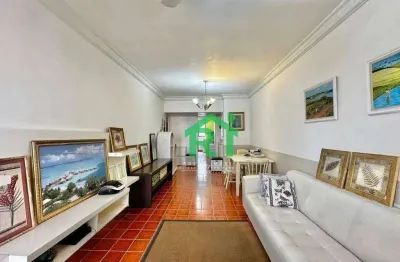 Apartamento beira mar, 2 dormitórios (1 suíte), 2 vagas, pitangueiras, guarujá/sp.