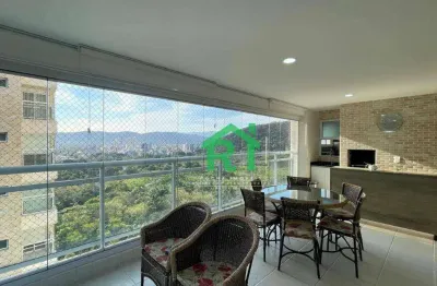 Apartamento beira-mar 3 quartos (suítes), lazer completo. venda, 158m² r$1.300.000 - enseada - guarujá/sp
