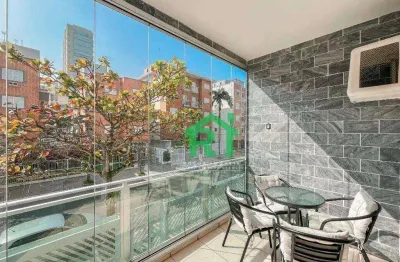 Apartamento beira mar,3 dormitórios,(3 suítes), 1 vaga, enseada, guarujá/sp