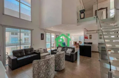Cobertura com 3 dormitórios à venda, 215 m² por r$ 1.850.000,00 - jardim astúrias - guarujá/sp