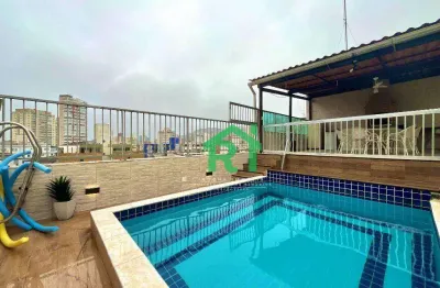 Cobertura á venda na praia do tombo | rocha imóveis guarujá