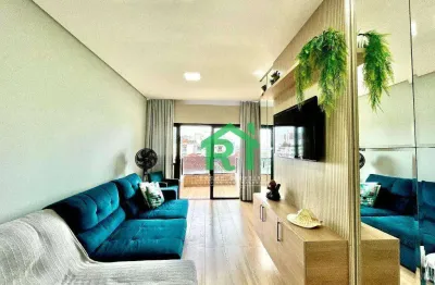 Apartamento à venda, 100 m² por r$ 600.000,00 - enseada - guarujá/sp