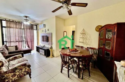 Apartamento com 2 dormitórios à venda, 66 m² por r$ 320.000 - enseada - guarujá/sp