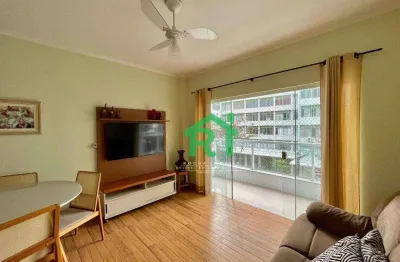 Apartamento com 3 dormitórios à venda, 85 m² por r$ 520.000,00 - pitangueiras - guarujá/sp